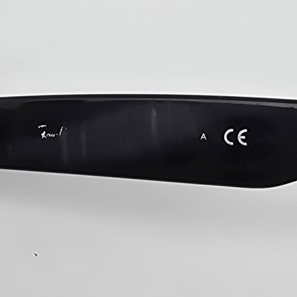 Ray-Ban RB2132 6052 Wayfarer Color Mix Matte Black on Transparent Sunglass Frame - Picture 8 of 12